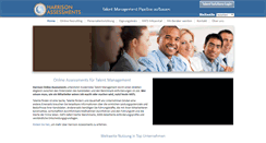 Desktop Screenshot of harrisonassessments.de